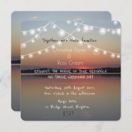 Aangepaste uitnodiging voor het huwelijk van een r