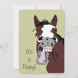 Aangepaste uitnodiging voor het lachen van Cartoon