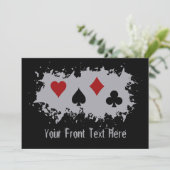 Aangepaste uitnodiging voor kaart Splash (Staand voorkant)