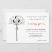 Aangepaste uitnodiging voor kerst en Holly (Voorkant)