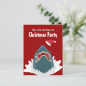 Aangepaste uitnodiging voor Kerstmis met Kerstmis  (Staand voorkant)