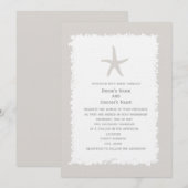 Aangepaste uitnodiging voor kleurloze weduwen (Voorkant / Achterkant)