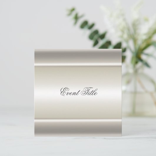 Aangepaste uitnodiging voor nieuwjaarsfeest (Staand voorkant)