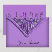 Aangepaste uitnodiging voor nieuwjaarsfeest (Voorkant / Achterkant)