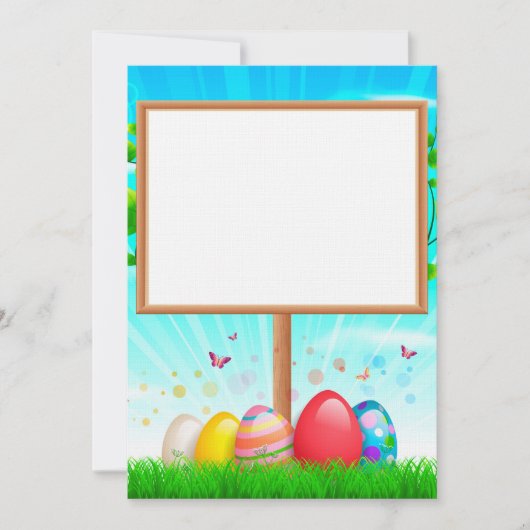 Aangepaste uitnodiging voor paashuwelijk (Voorkant)