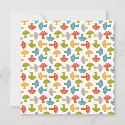 Aangepaste uitnodiging voor picknick met paddensto (Achterkant)