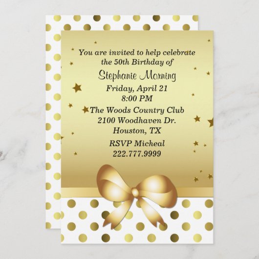 Aangepaste uitnodiging voor thuiskomst van Chic Go (Voorkant / Achterkant)