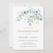 Aangepaste uitnodiging voor verloving met rustieke (Voorkant)