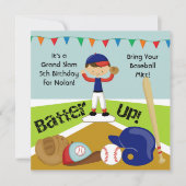 Aangepaste uitnodiging voor zwarte haarjongen Base (Voorkant)