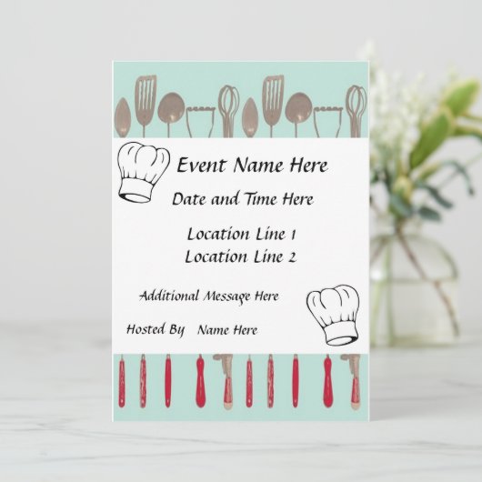 Aangepaste uitnodigingen (Staand voorkant)