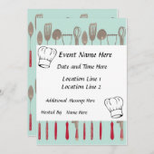 Aangepaste uitnodigingen (Voorkant / Achterkant)