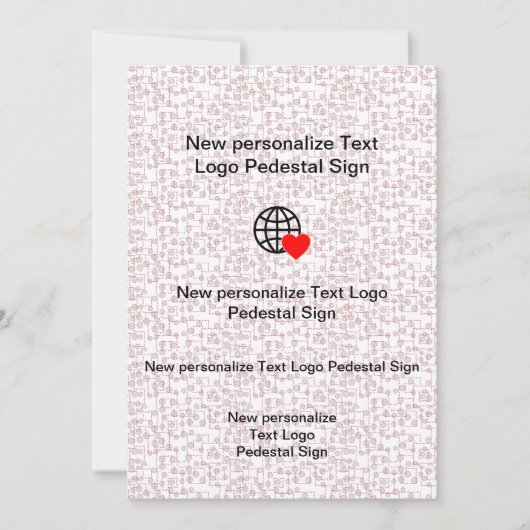 Aangepaste uitnodigingen | Elegante 5x7 platte kaa (Voorkant)