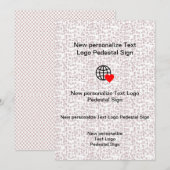 Aangepaste uitnodigingen | Elegante 5x7 platte kaa (Voorkant / Achterkant)