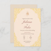 aangepaste uitnodigingen en aankondigingen bruilof (Voorkant / Achterkant)