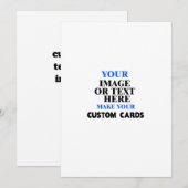 Aangepaste uitnodigingen - Gepersonaliseerde aanko (Voorkant / Achterkant)