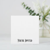 Aangepaste uitnodigingen - Ontwerp uw eigen aangep (Staand voorkant)