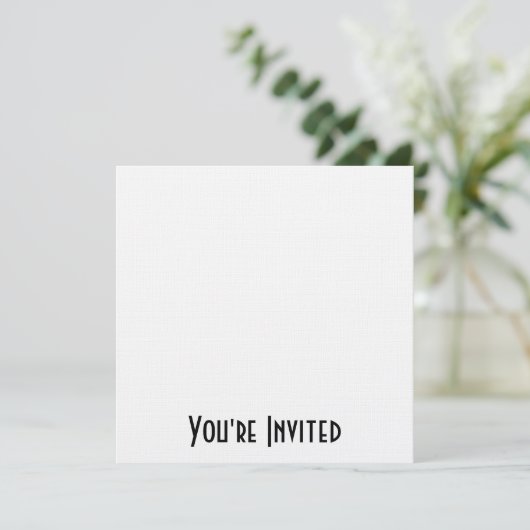 Aangepaste uitnodigingen - Ontwerp uw eigen aangep (Staand voorkant)