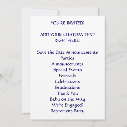 Aangepaste uitnodigingen! Roze bloesems Kaart (Achterkant)