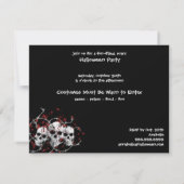 Aangepaste uitnodigingen van de Barbed Skull (Achterkant)