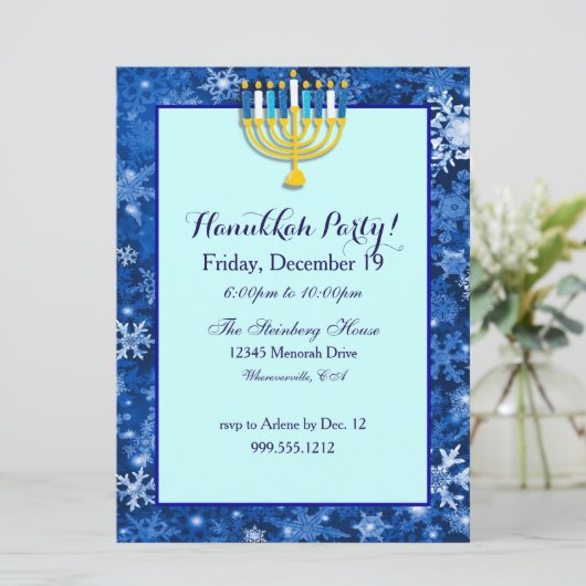 Aangepaste uitnodigingen van de Donaupartij (Staand voorkant)