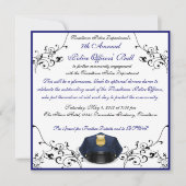 Aangepaste uitnodigingen van politieagenten (Voorkant)