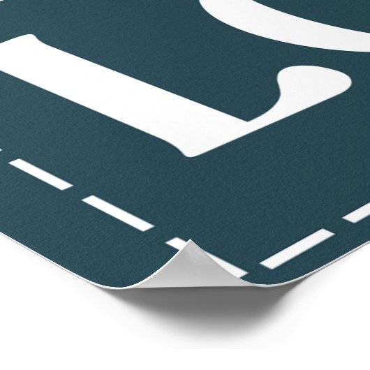 Aangepaste uitnodigingen voor bruiloft, verjaardag poster (Hoek)