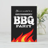 Aangepaste uitnodigingen voor de BBQ-groep voor ba (Staand voorkant)