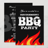 Aangepaste uitnodigingen voor de BBQ-groep voor ba (Voorkant / Achterkant)