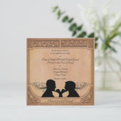 Aangepaste uitnodigingen voor de certificering (Staand voorkant)