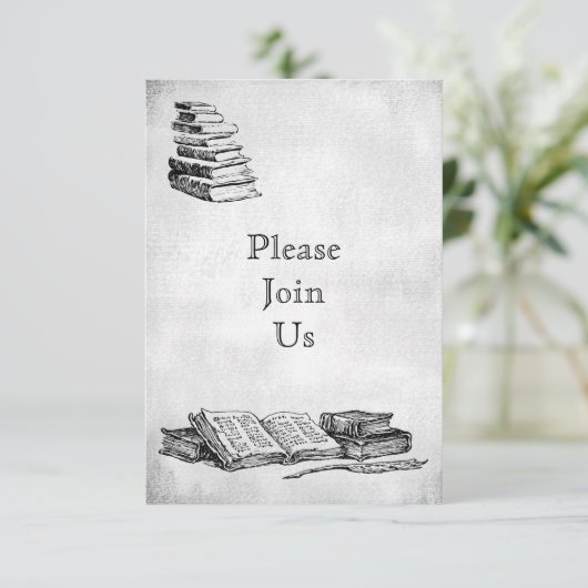 Aangepaste uitnodigingen voor de  kunst van de boe (Staand voorkant)