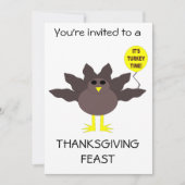 Aangepaste uitnodigingen voor de Turkije Time Than (Voorkant)