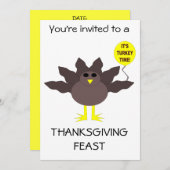 Aangepaste uitnodigingen voor de Turkije Time Than (Voorkant / Achterkant)