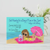 Aangepaste uitnodigingen voor elke partij (Staand voorkant)