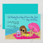 Aangepaste uitnodigingen voor elke partij (Voorkant / Achterkant)