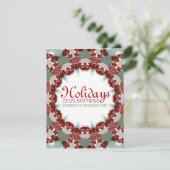 Aangepaste uitnodigingen voor feestelijke feestdag (Staand voorkant)