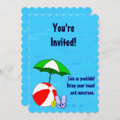 Aangepaste uitnodigingen voor groepsbatchdoorloop (Voorkant / Achterkant)