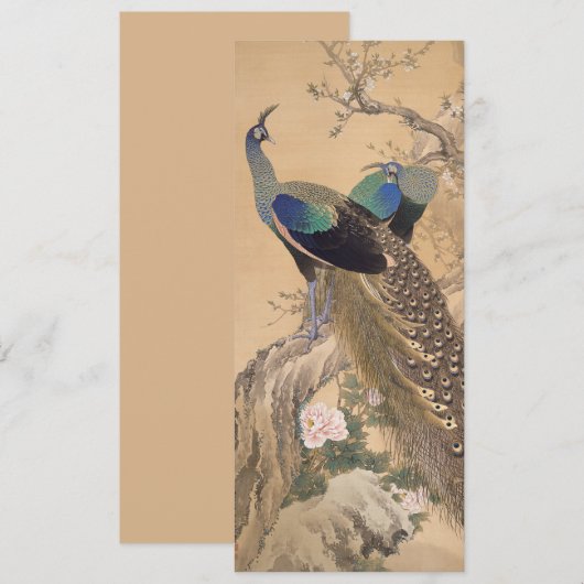 Aangepaste uitnodigingen voor Japanse kunst (Voorkant / Achterkant)