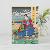 Aangepaste uitnodigingen voor Japanse kunst (Staand voorkant)