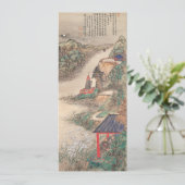 Aangepaste uitnodigingen voor Japanse kunst (Staand voorkant)