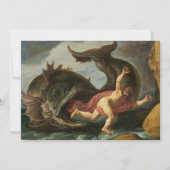 Aangepaste uitnodigingen voor "Jonah and the Whale (Voorkant)