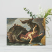 Aangepaste uitnodigingen voor "Jonah and the Whale (Staand voorkant)