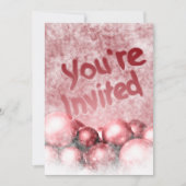 Aangepaste uitnodigingen voor kerstfeestdagen met  (Voorkant)