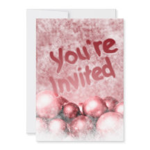 Aangepaste uitnodigingen voor kerstfeestdagen met 