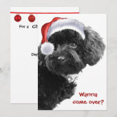 Aangepaste uitnodigingen voor kerstfeestdagen voor (Voorkant / Achterkant)