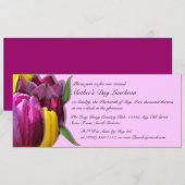 Aangepaste uitnodigingen voor moederdag Luncheon (Voorkant / Achterkant)