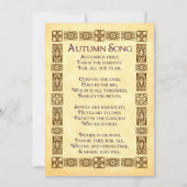 Aangepaste uitnodigingen voor najaarsbijeenkomst v (Voorkant)