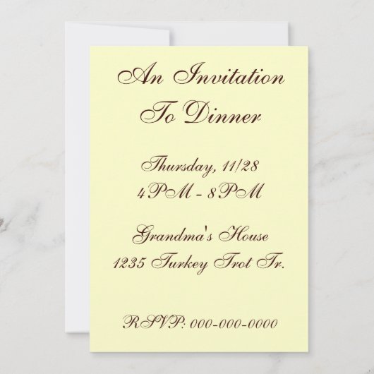 Aangepaste uitnodigingen voor najaarsbijeenkomst v (Achterkant)