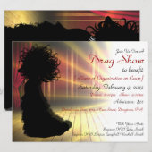 Aangepaste uitnodigingen voor Show slepen (Voorkant / Achterkant)