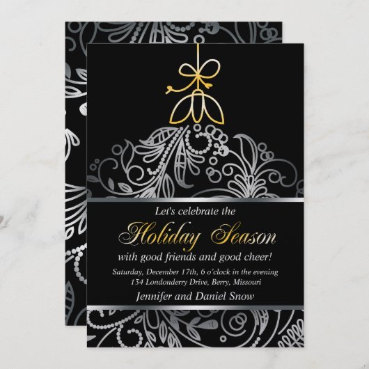 Aangepaste uitnodigingen voor Silver- en Gold-fees (Voorkant / Achterkant)