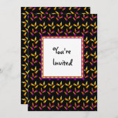 Aangepaste uitnodigingen voor Snoep op basis van h (Voorkant / Achterkant)